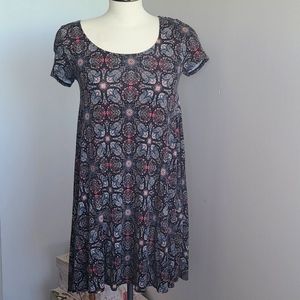 Paisley trapeze dress